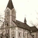 Kostel, nová fasáda, 1962