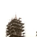 Oprava fasády kostela, 1984