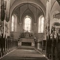 Interiér kostela mezi světovými válkami, nedatováno